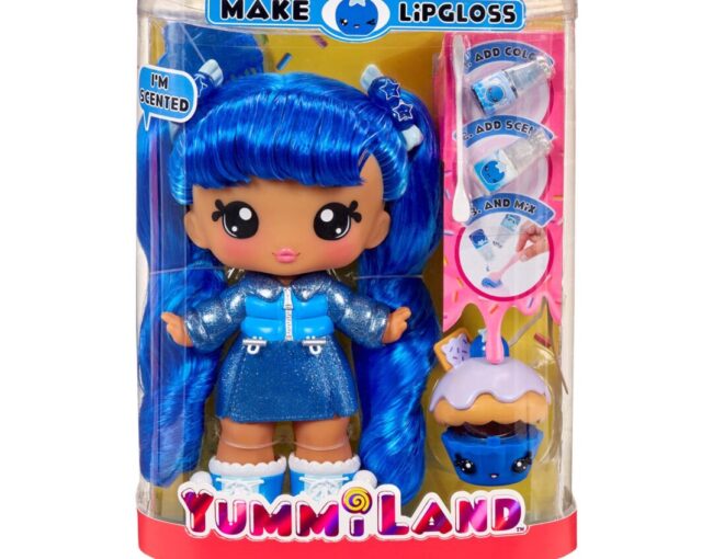 MGA Yummiland Large Doll + Lipgloss Pet- Rory Blueberry (120803) - Image 3