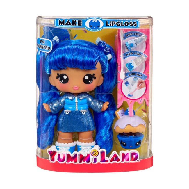 MGA Yummiland Large Doll + Lipgloss Pet- Rory Blueberry (120803) - Image 3