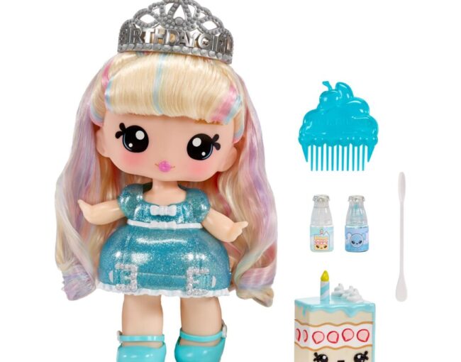 MGA Yummiland Large Doll + Lipgloss Pet- Callie Birthday Cake (120742)