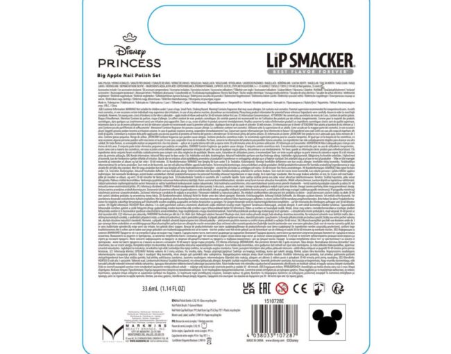 Lip Smacker Disney Princess: Snow White - Big Apple Nail Polish Set (1510728E) - Image 2