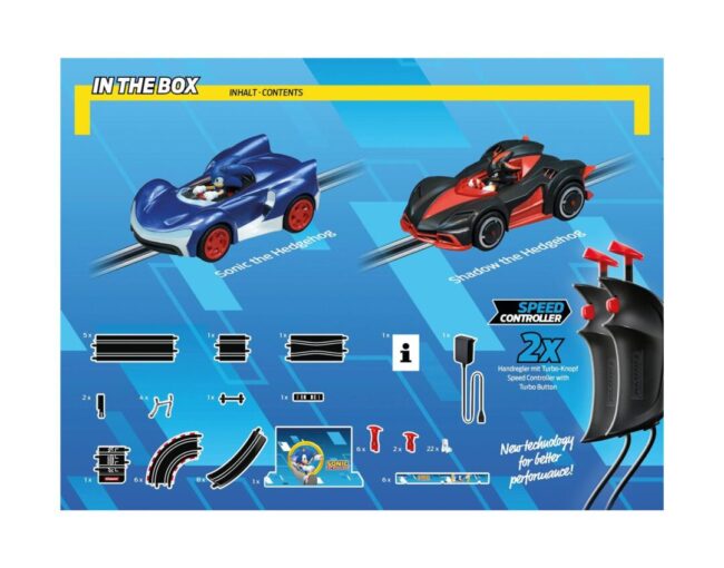 Carrera GO!!! Set: Sonic the Hedgehog 4.9 - 1:43 Slot Racing System (20062566) - Image 2
