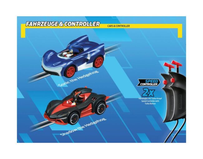 Carrera GO!!! Set: Sonic the Hedgehog 4.9 - 1:43 Slot Racing System (20062566) - Image 3