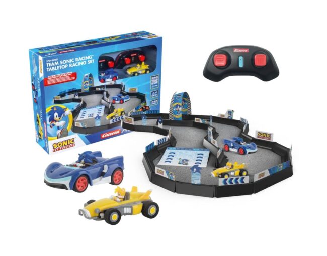 Carrera R/C Car: Team Sonic Racing™ Mini RC - 1:43 Tabletop Racing Set (370430021)