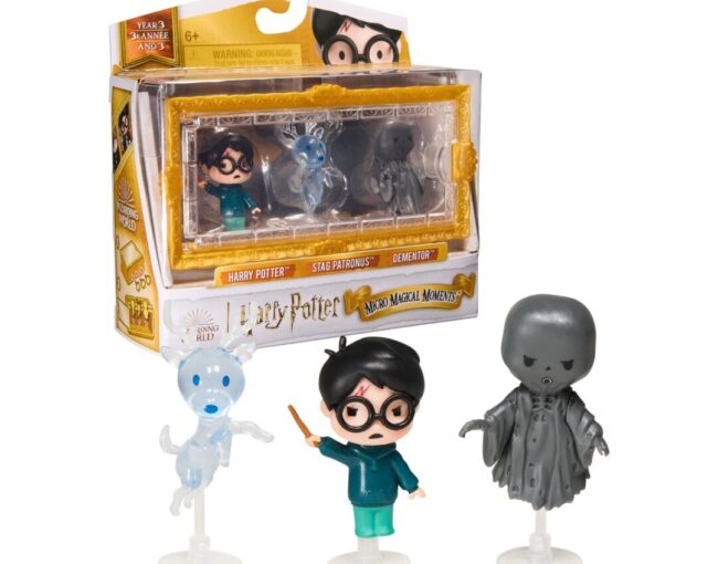 Spin Master Harry Potter: Micro Magical Moments - Harry Potter/Stag Patronus/Dementor Figures Set (6069437)
