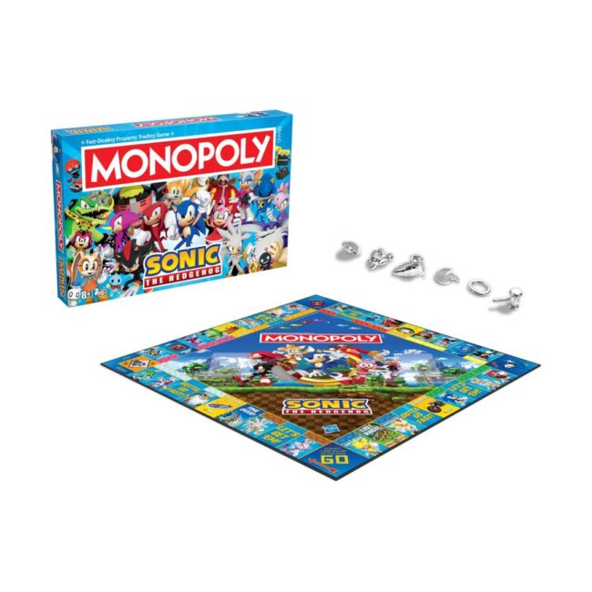 Winning Moves Monopoly: Sonic The Hedgehog Board Game (English Language) (WM04624-EN1) - Image 2