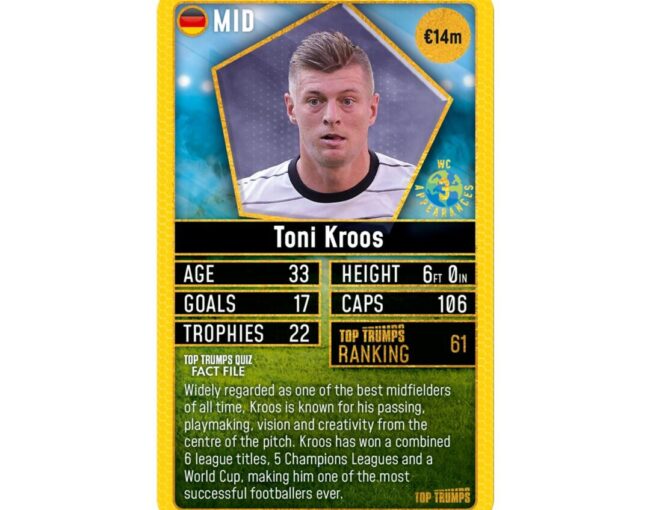 Winning Moves: Top Trumps - World Football Stars 2024 The Top 200 Pack 2 - Card Game (WM04708-EN1) - Image 3