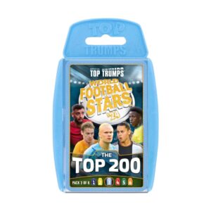 Winning Moves: Top Trumps - World Football Stars 2024 The Top 200 Pack 3 - Card Game (WM04802-EN1)