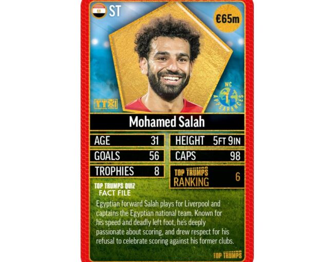Winning Moves: Top Trumps - World Football Stars 2024 The Top 200 Pack 4 - Card Game (WM04803-EN1) - Image 2