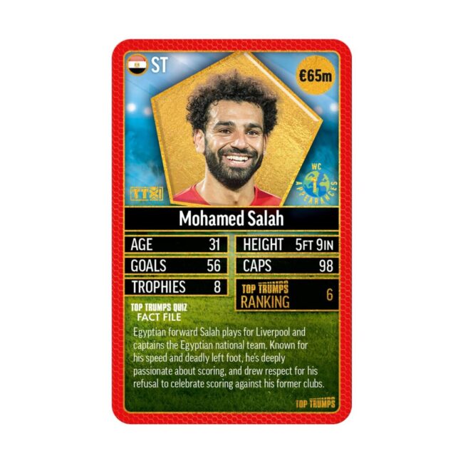 Winning Moves: Top Trumps - World Football Stars 2024 The Top 200 Pack 4 - Card Game (WM04803-EN1) - Image 2