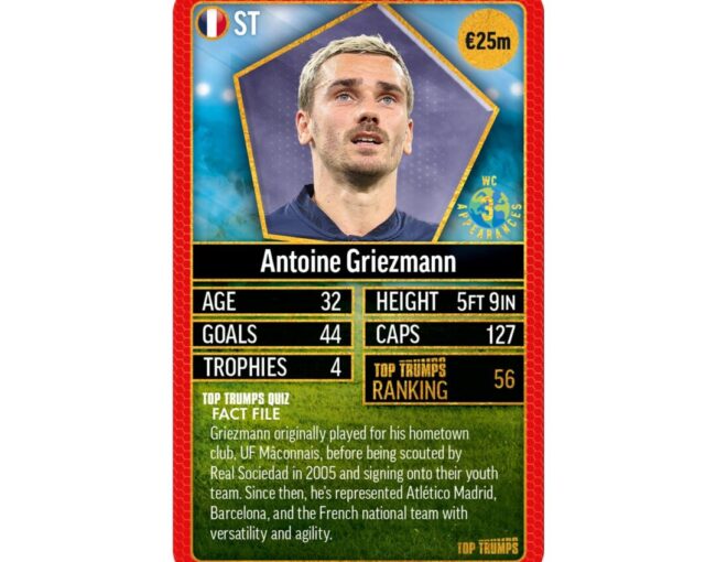 Winning Moves: Top Trumps - World Football Stars 2024 The Top 200 Pack 4 - Card Game (WM04803-EN1) - Image 3