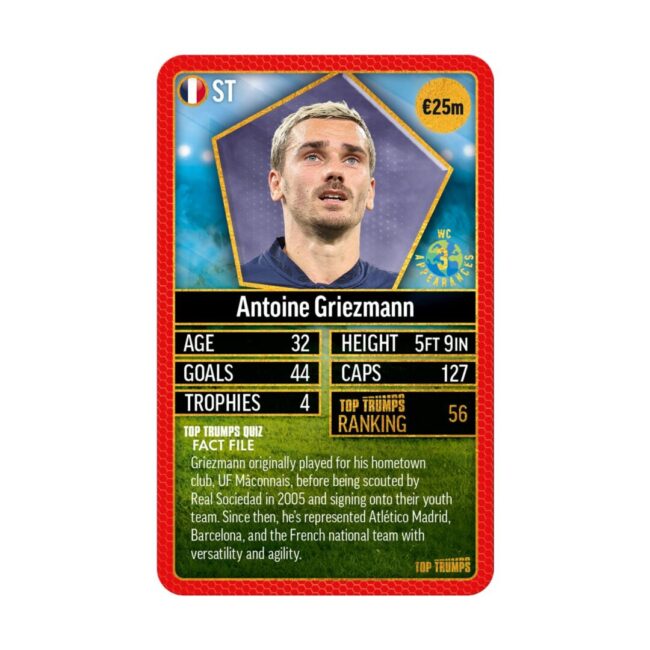 Winning Moves: Top Trumps - World Football Stars 2024 The Top 200 Pack 4 - Card Game (WM04803-EN1) - Image 3