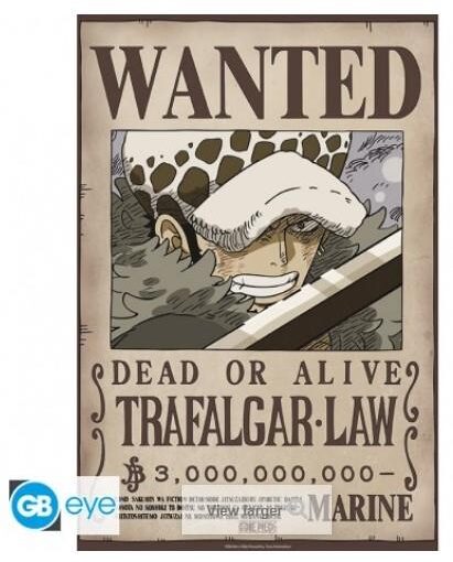 Abysse One Piece - Wanted Law Poster Chibi (52x38cm) (GBYDCO626)