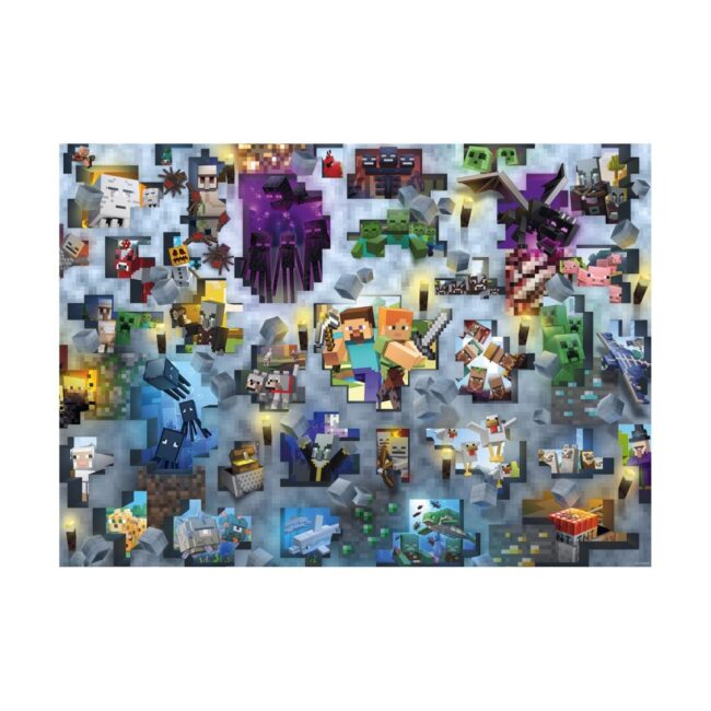 Ravensburger Puzzle: Minecraft Challenge (1000pcs) (12000422) - Image 3