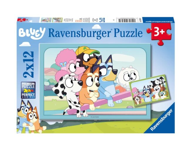 Ravensburger Puzzle: Bluey - Fun with Bluey (2x12pcs) (5693)