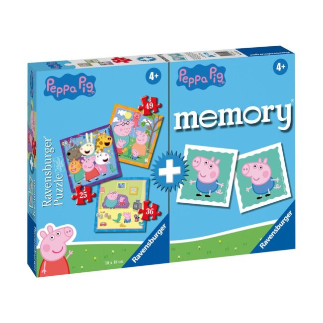 Ravensburger: Memory®  3 Puzzles : Peppa Pig (3152) - Image 2