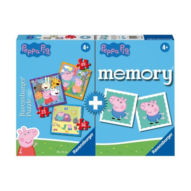 Ravensburger: Memory®  3 Puzzles : Peppa Pig (3152) - Image 3
