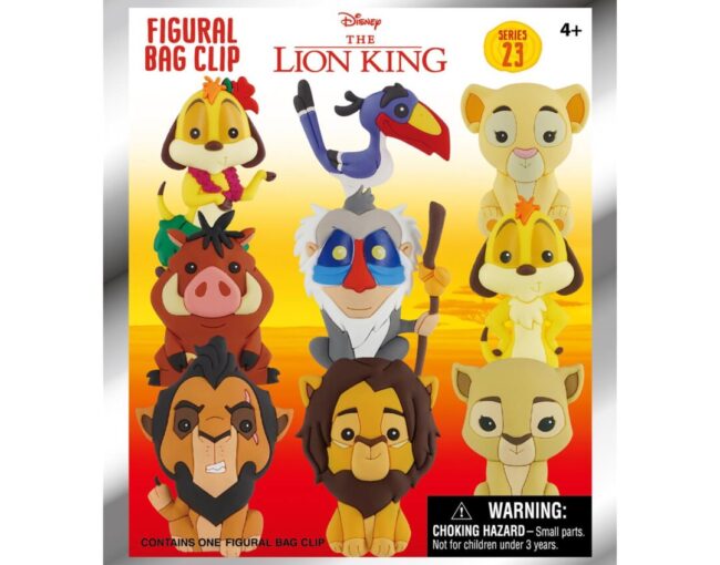 Monogram Disney: The Lion King (Blind Bag/Random) 3D Foam Bag Clips Figures