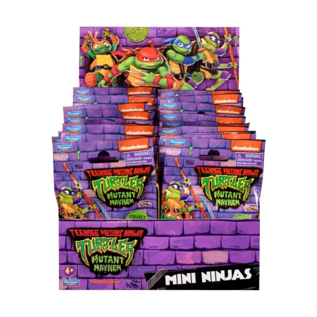 Giochi Preziosi Teenage Mutant Ninja Turtles: Mutant Mayhem - Mini Ninjas Figure (Random) (TU808000A) - Image 3