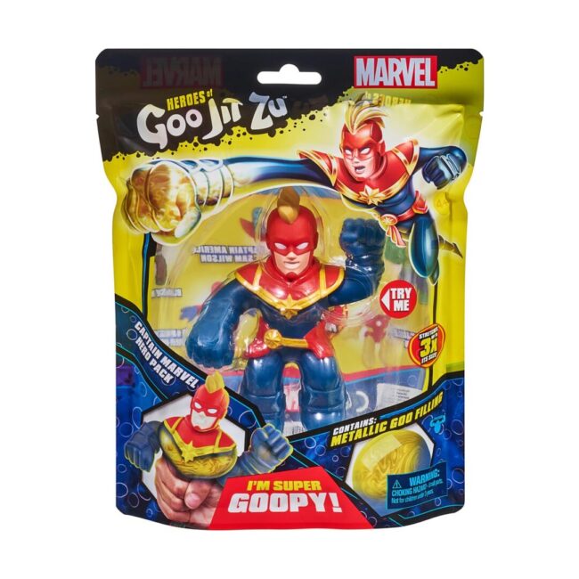 Giochi Preziosi Marvel: Heroes of Goo Jit Zu - Captain Marvel (GJT39000) - Image 2