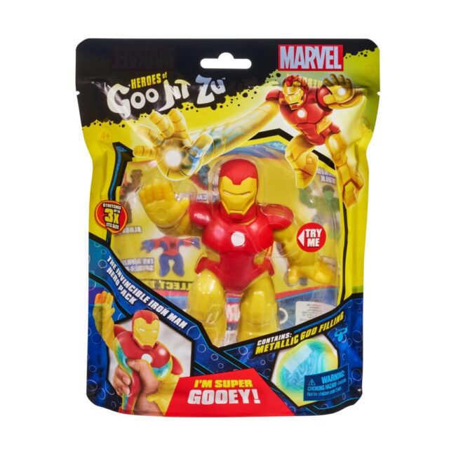 Giochi Preziosi Marvel: Heroes of Goo Jit Zu - The Invincible Iron Man (GJT39000) - Image 2
