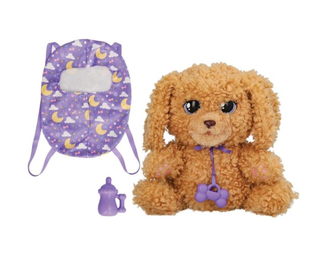 AS Baby Paws: Αγάπη & Φροντίδα - Labradoodle Λούτρινο Διαδραστικό Σκυλάκι (1607-92115)