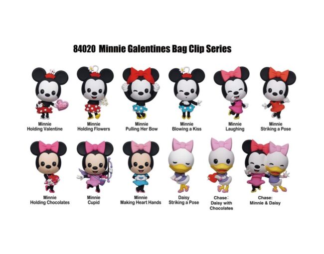 Monogram Disney: Minnie (Blind Bag/Random) 3D Foam Bag Clips Figures - Image 2