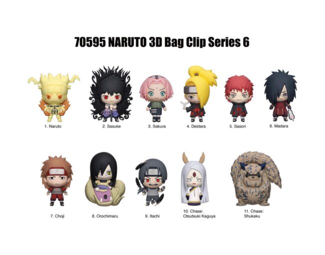 Monogram: Naruto (Blind Bag/Random) 3D Foam Bag Clips Figures - Image 3