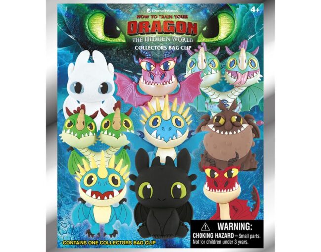 Monogram: How to Train Your Dragon (Blind Bag/Random) 3D Foam Bag Clips Figures