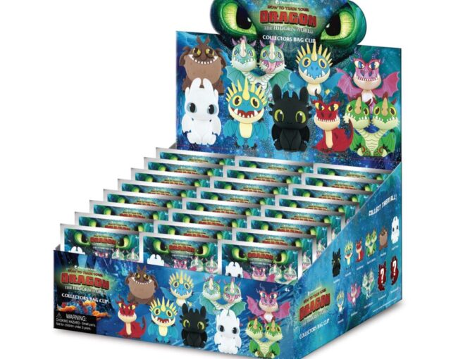 Monogram: How to Train Your Dragon (Blind Bag/Random) 3D Foam Bag Clips Figures - Image 3