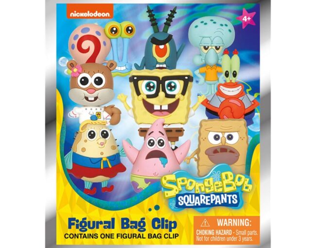 Monogram Nickelodeon: SpongeBob SquarePants (Blind Bag/Random) 3D Foam Bag Clips Figures