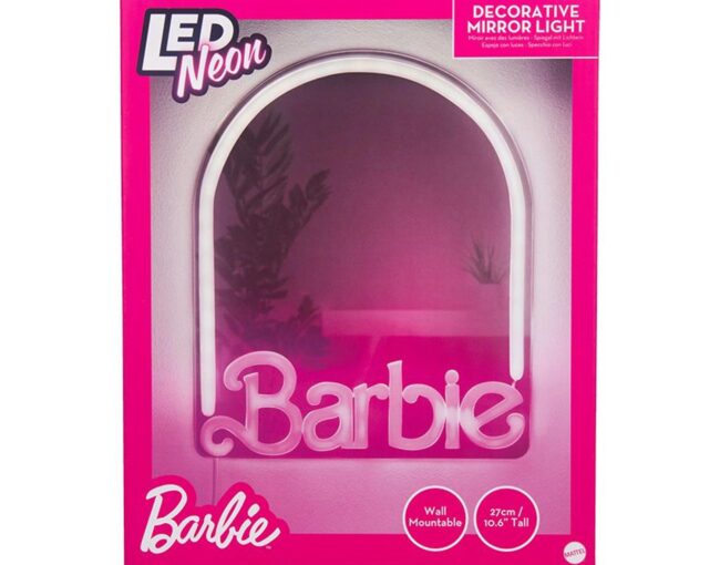 Paladone: Barbie - Wall Mountable LED Neon Mirror (PP14619BRVN) - Image 2