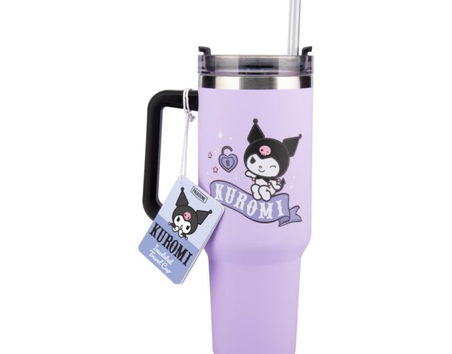 Paladone: Kuromi - Multiway Travel Cup and Straw (900ml) (PP14604KUR)