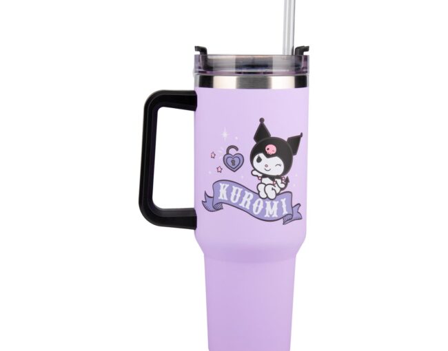 Paladone: Kuromi - Multiway Travel Cup and Straw (900ml) (PP14604KUR) - Image 2