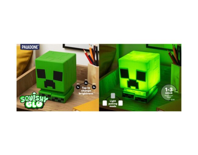 Paladone: Minecraft - Creeper SquishyGlo Silicone Light Rechargeable (PP14710MCF) - Image 3