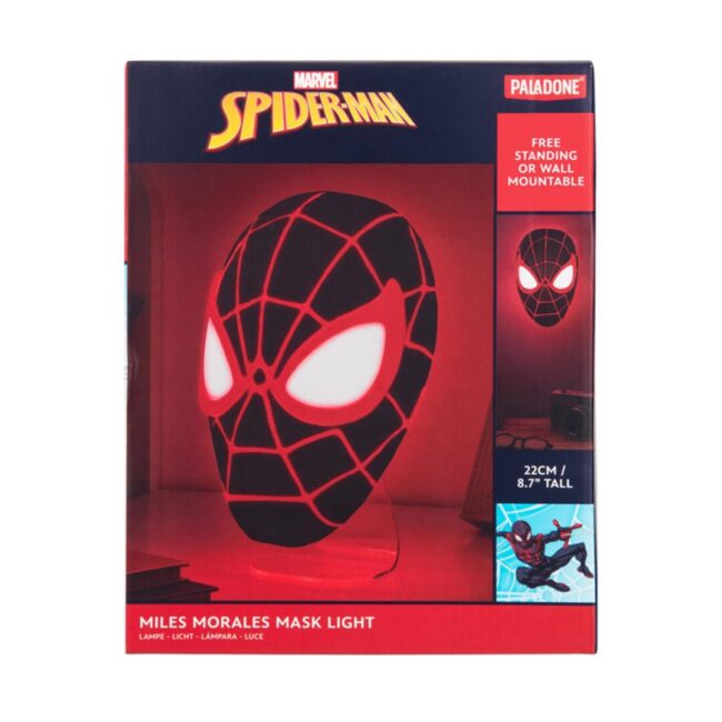 Paladone Marvel: Spider-Man - Miles Morales Mask Light (PP14323SPMVN) - Image 2