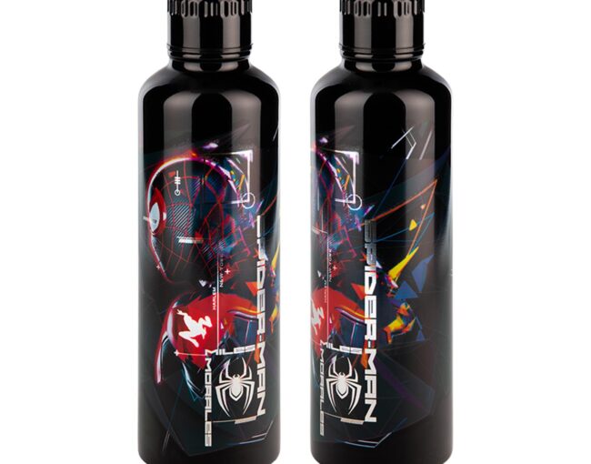 Paladone Marvel: Spider-Man - Miles Morales Metal Water Bottle (PP14526SPM) - Image 3