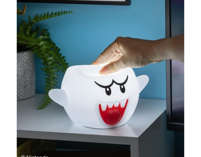 Paladone: Super Mario - Boo SquishyGlo Silicone Light Rechargeable (PP13137NN) - Image 3