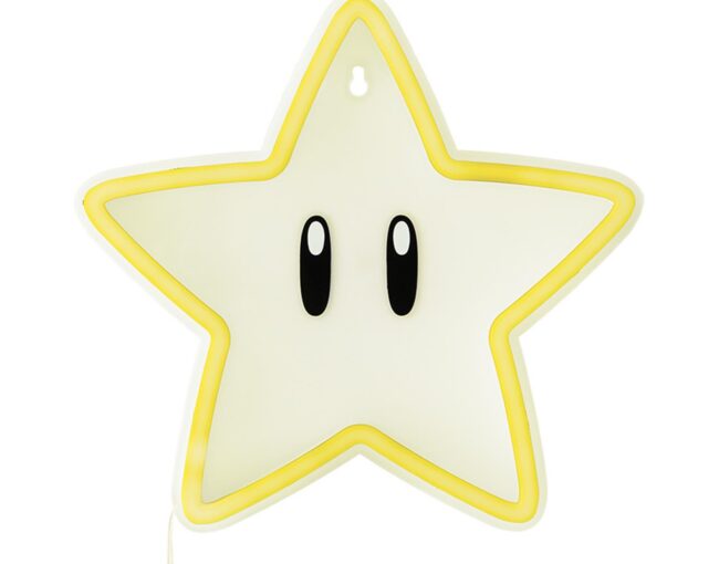 Paladone: Super Mario - Super Star Wall Mountable LED Neon Light (PP14711NNVN)