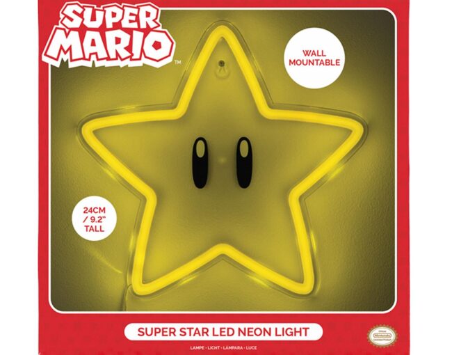 Paladone: Super Mario - Super Star Wall Mountable LED Neon Light (PP14711NNVN) - Image 2