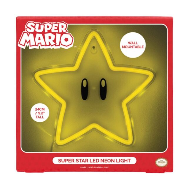 Paladone: Super Mario - Super Star Wall Mountable LED Neon Light (PP14711NNVN) - Image 2