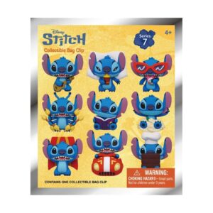 Monogram Disney: Stitch  (Blind Bag/Random) 3D Foam Bag Clips Figures