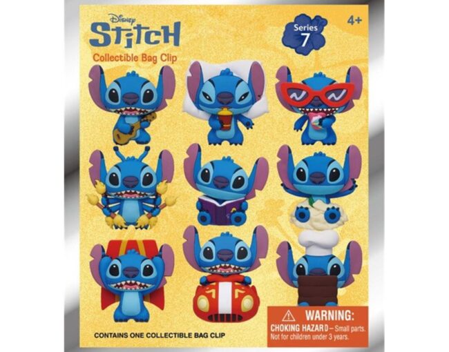 Monogram Disney: Stitch  (Blind Bag/Random) 3D Foam Bag Clips Figures