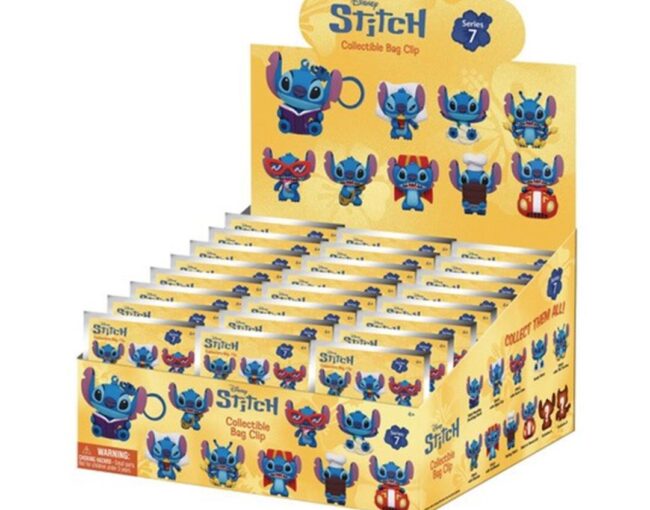 Monogram Disney: Stitch  (Blind Bag/Random) 3D Foam Bag Clips Figures - Image 2
