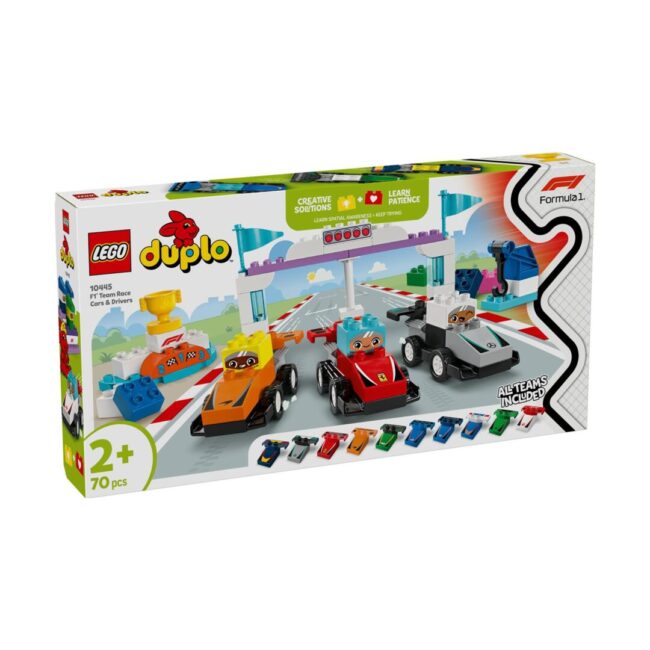 LEGO® DUPLO® Town: F1® Team Race Cars & Drivers (10445) - Image 2