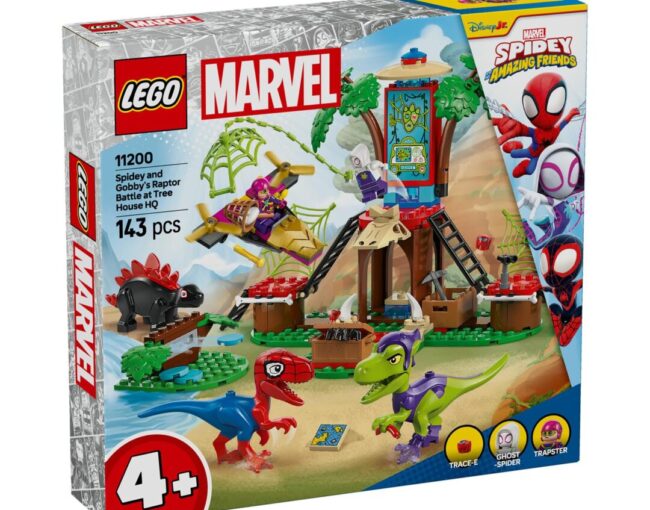 LEGO® Marvel: Spidey And His Amazing Friends - Spidey and Gobby’s Raptor Battle at Tree House HQ (11200) - Image 2