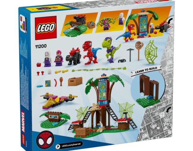 LEGO® Marvel: Spidey And His Amazing Friends - Spidey and Gobby’s Raptor Battle at Tree House HQ (11200) - Image 3