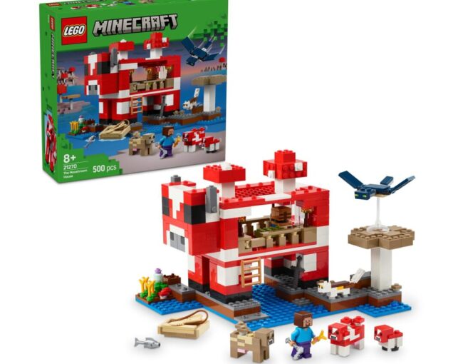 LEGO® Minecraft®: The Mooshroom House (21270)