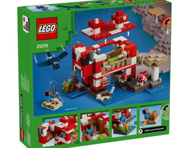 LEGO® Minecraft®: The Mooshroom House (21270) - Image 3