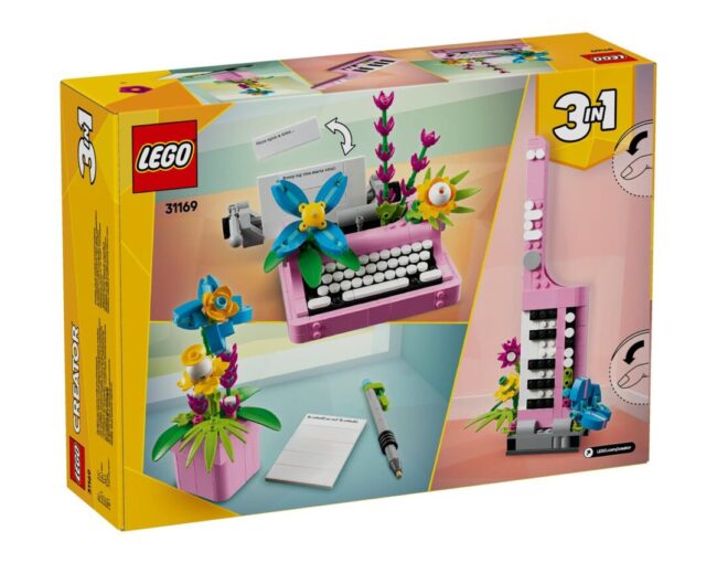 LEGO® Creator: Typewriter with Flowers (31169) - Image 3