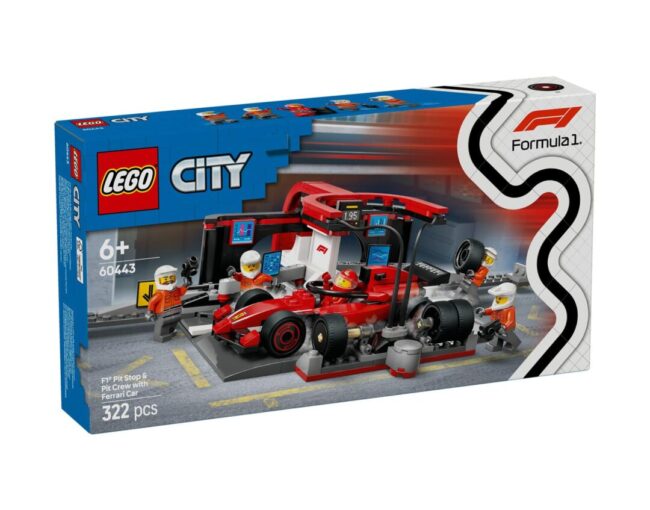 LEGO® City: F1® Pit Stop & Pit Crew with Ferrari Car (60443) - Image 2